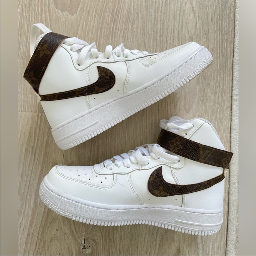 Custom Nike AF1 x Louis Vuitton sneakers